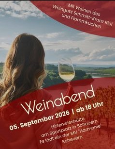 Mehr über den Artikel erfahren Weinabend des MV Scheuern
