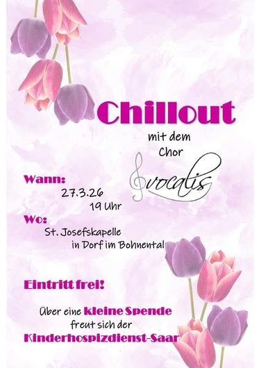 Mehr über den Artikel erfahren Chillout mit dem Chor Vocalis