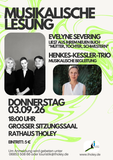 Mehr über den Artikel erfahren Musikalische Lesung verbindet Literatur und Musik im Rathaus Tholey