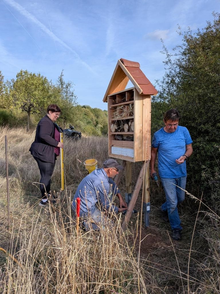 Mehr über den Artikel erfahren Bienenhotel am Bohnentalrundwanderweg aufgestellt