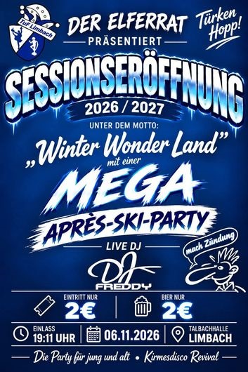 Mehr über den Artikel erfahren Sessionseröffnung mit Apres ski party